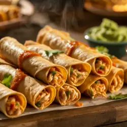 Chicken Taquitos recipe card