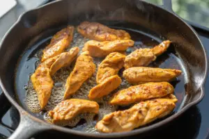 Chicken Burrito Bowl Recipe 9 cooking chicken