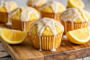 Sourdough Lemon Quick Muffins