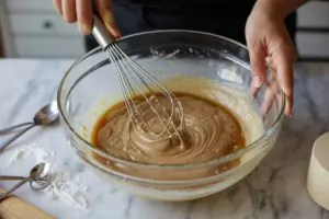 sourdough discard cake batter