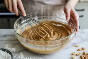 peanut butter bread batter