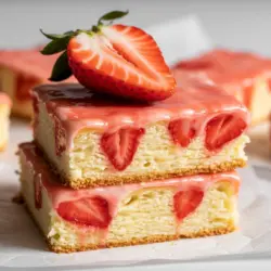 Sourdough Strawberry Bars