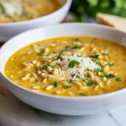 italian penicillin soup recipe card image