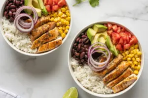 Chicken Burrito Bowl Recipe 12 chicken burrito bowls