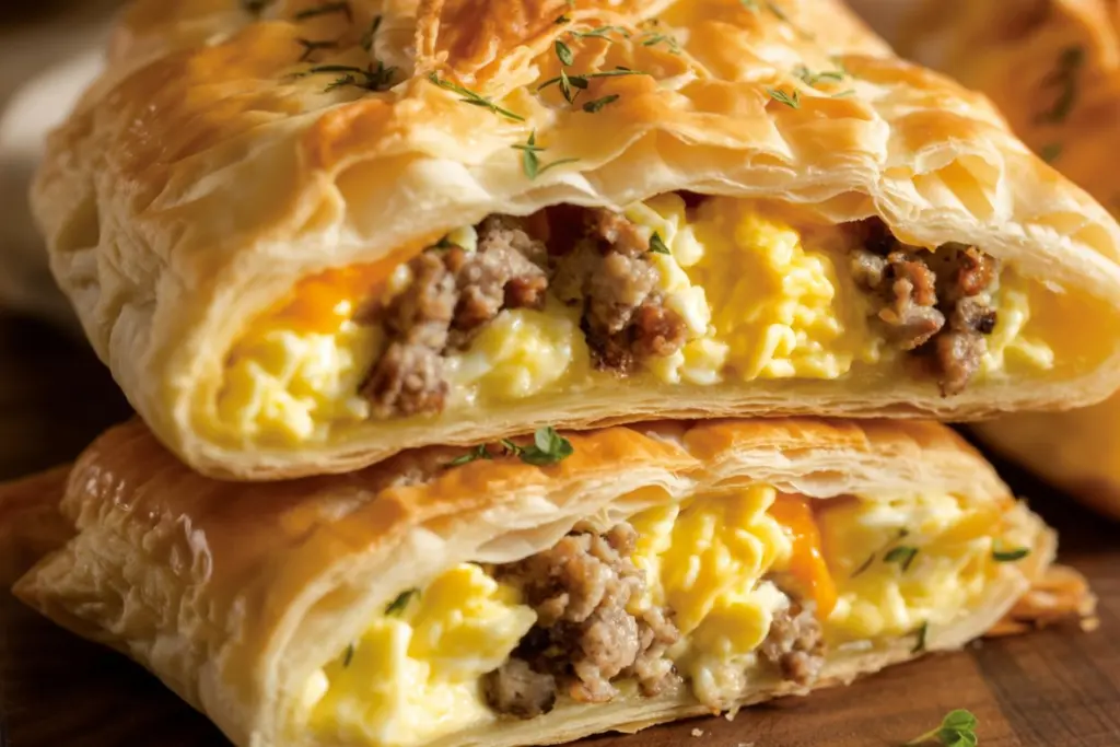 Sourdough Breakfast Pockets (Easy Discard recipe) 7 Breakfast Sausage and Egg Pockets