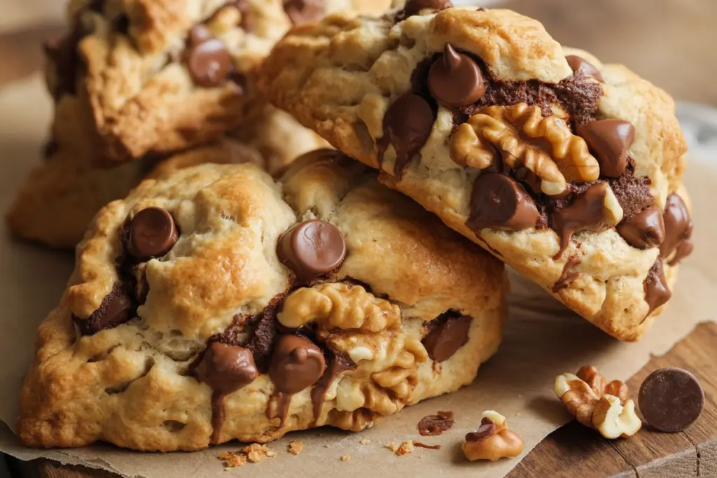 Sourdough Chocolate Chip Scones 6 sourdough chocolate chip walnuts scones