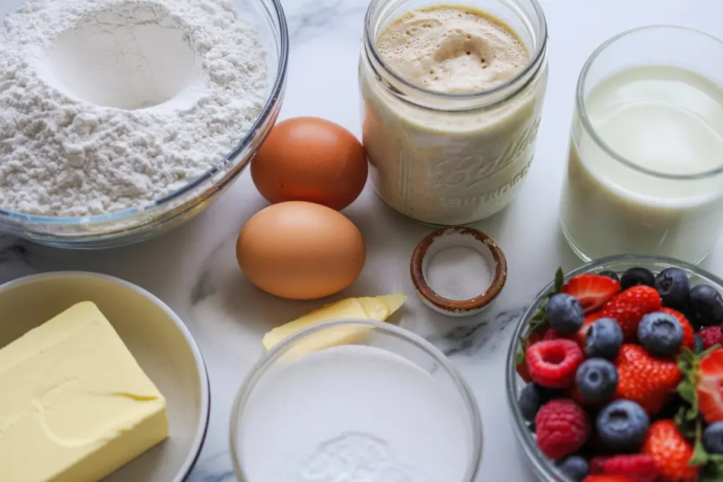 Easy Sourdough Vanilla Sheet Cake 2 Ingredients for Sourdough Vanilla Sheet Cake