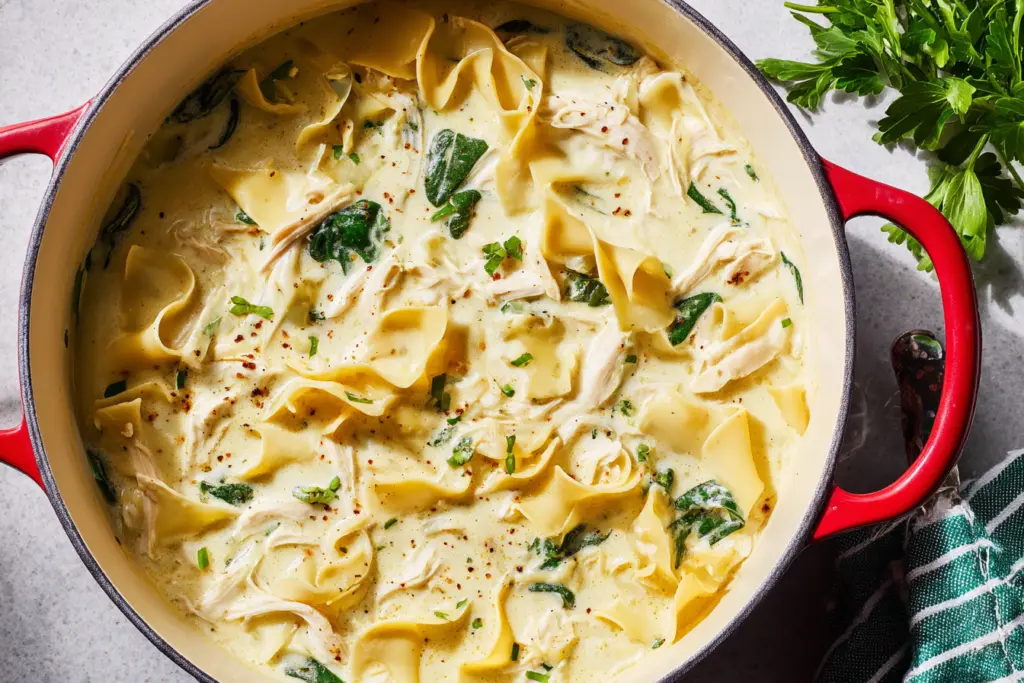 28+ Best Soup Recipes (Easy & Homemade) 28 creamy white lasagna soup recipe card