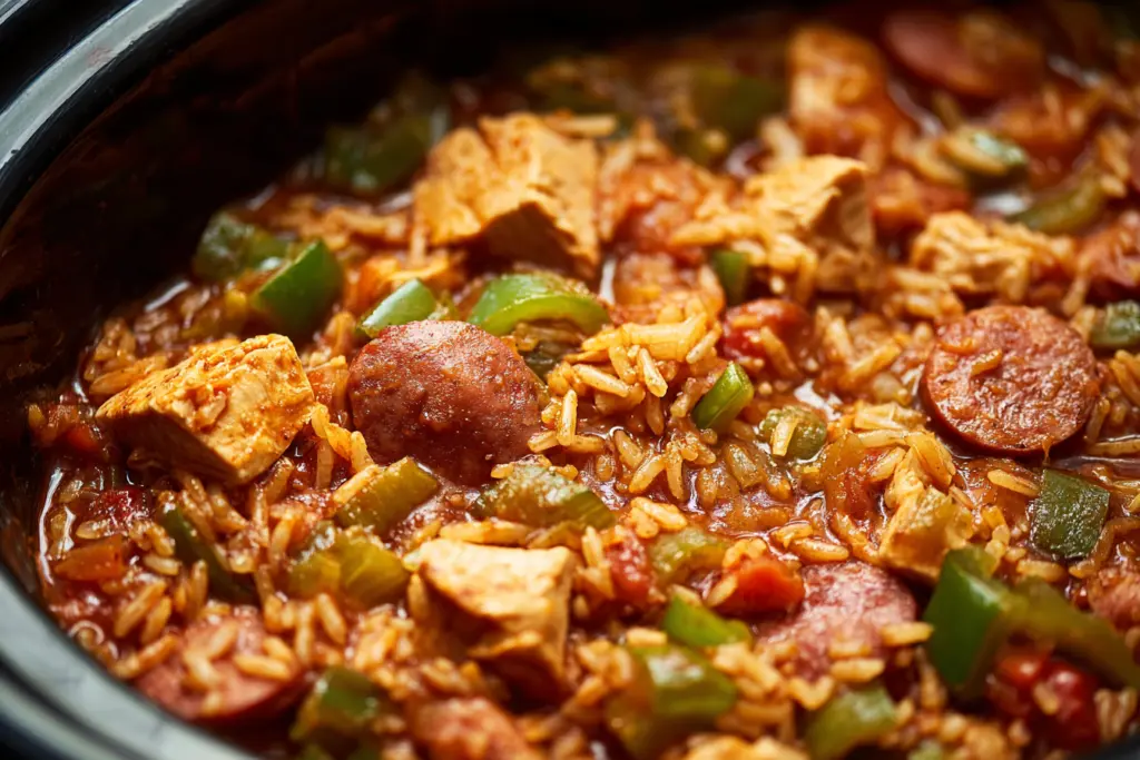 Slow Cooker Chicken Jambalaya 6 slow cooker chicken jambalaya cooking