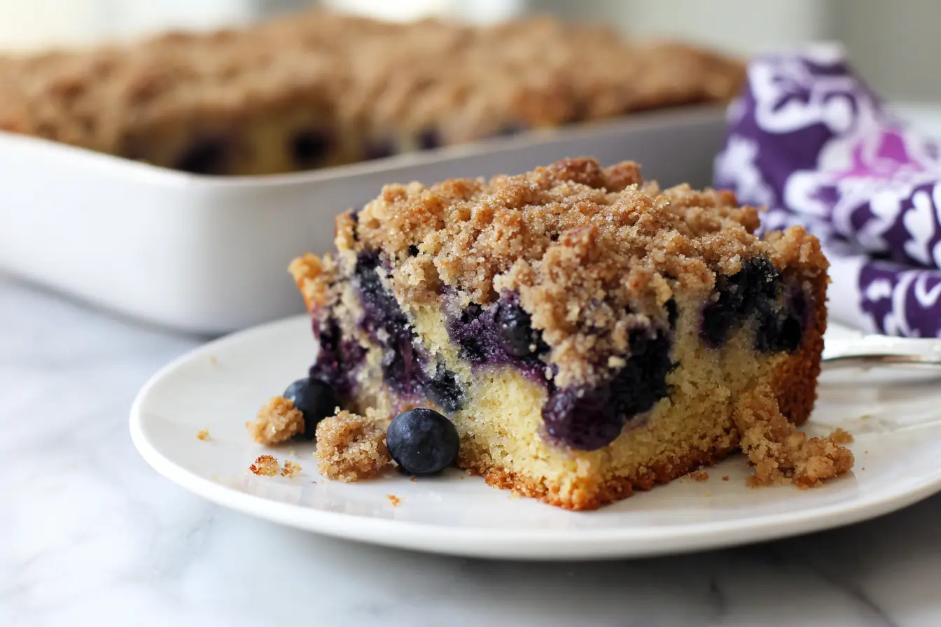 Sourdough Blueberry Buckle