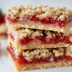 Strawberry Oatmeal Crumble Bars 2 Strawberry Oatmeal Crumble Bars Recipe card