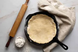 rolling sourdough pie crust for sourdough chicken pot pie