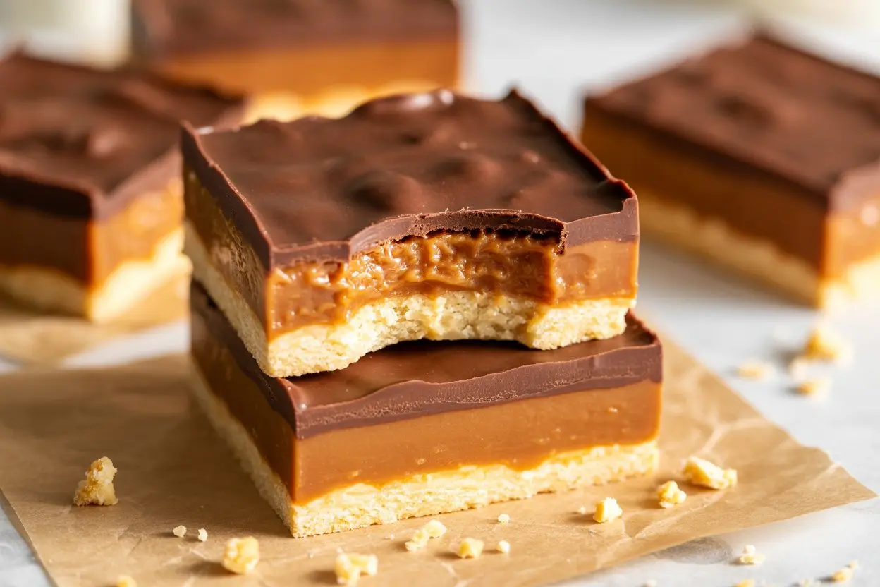 Sourdough Caramel Bars