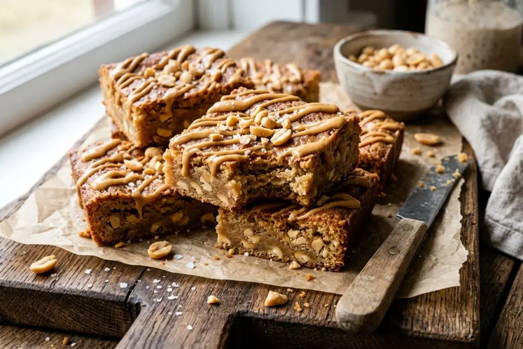 Crunchy Peanut Butter Squares