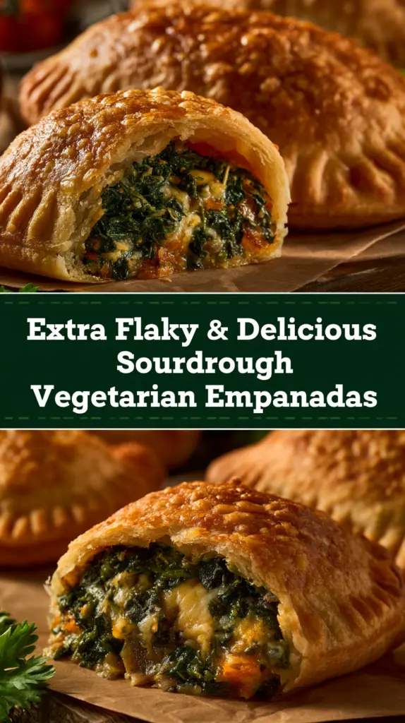 Extra Flaky Sourdough Vegetarian Empanadas