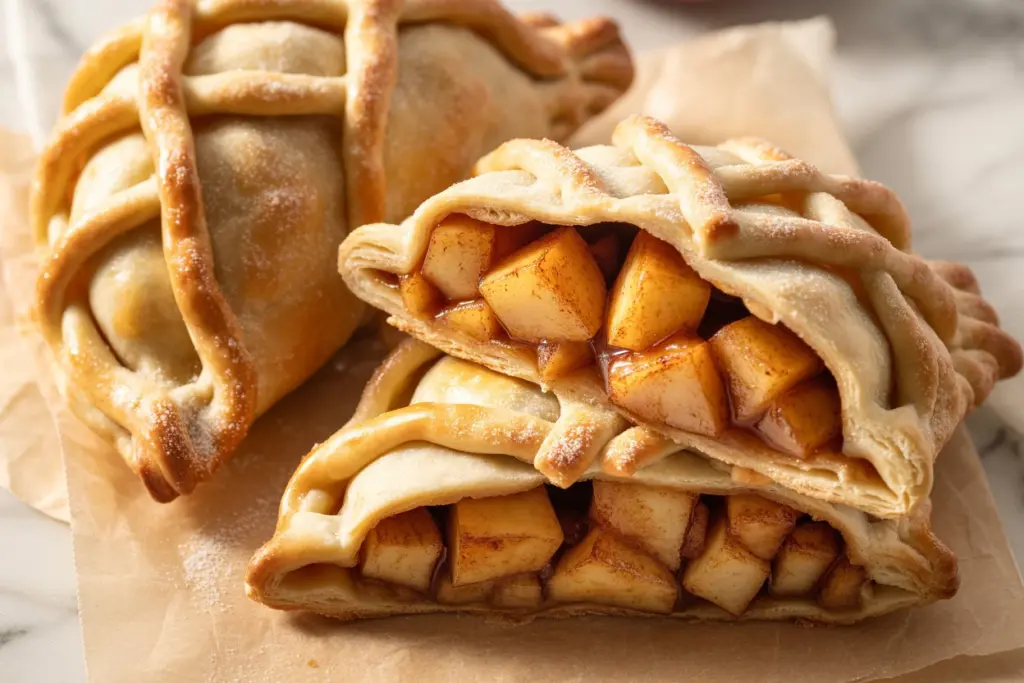Flaky Sourdough Apple Cinnamon Empanadas