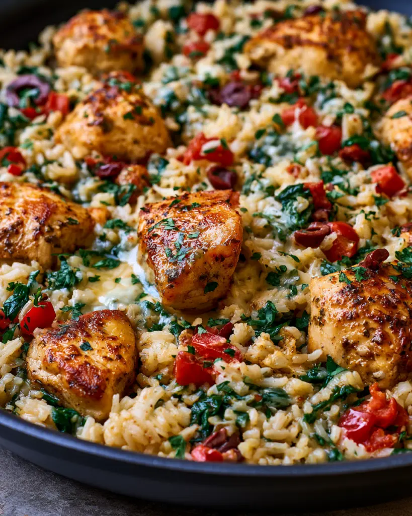 One-Pan Chicken and Rice 7 Mediterranean Chicken and Rice