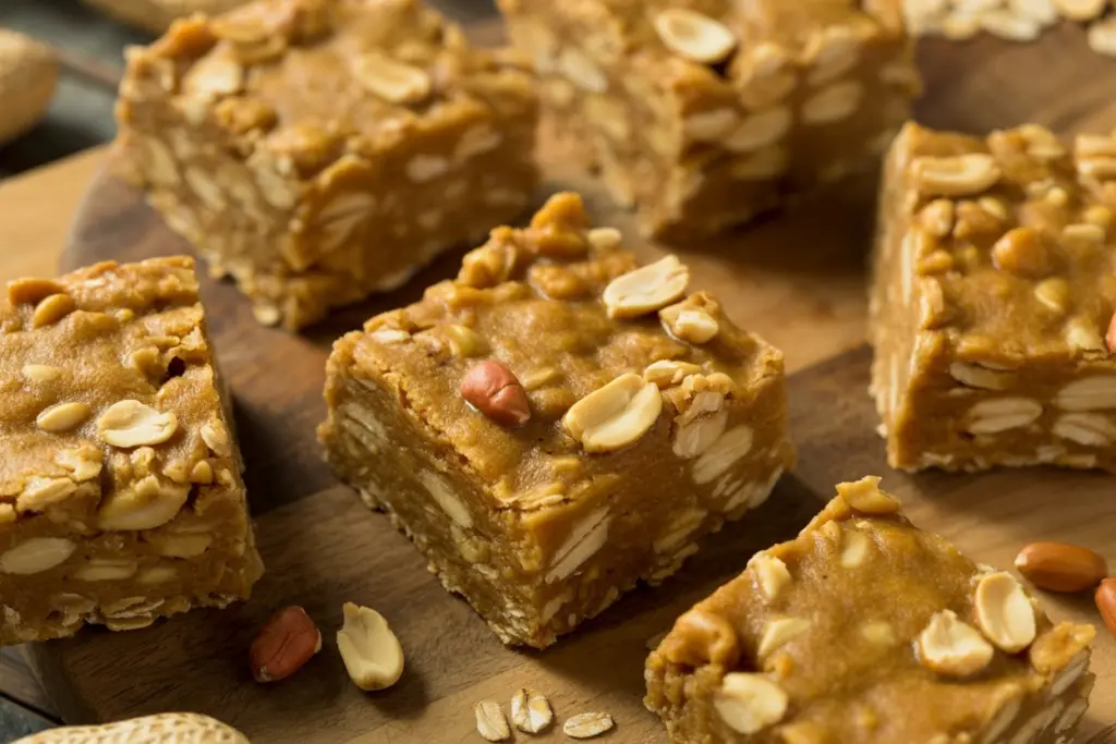 Peanut Butter Oat Squares