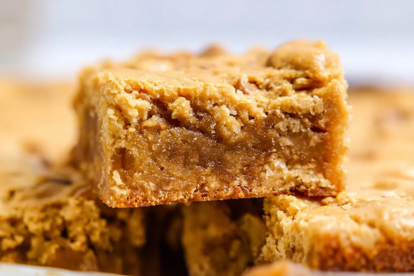 Easy Sourdough Peanut Butter Squares
