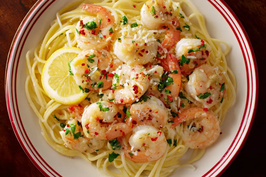 Shrimp Scampi pasta