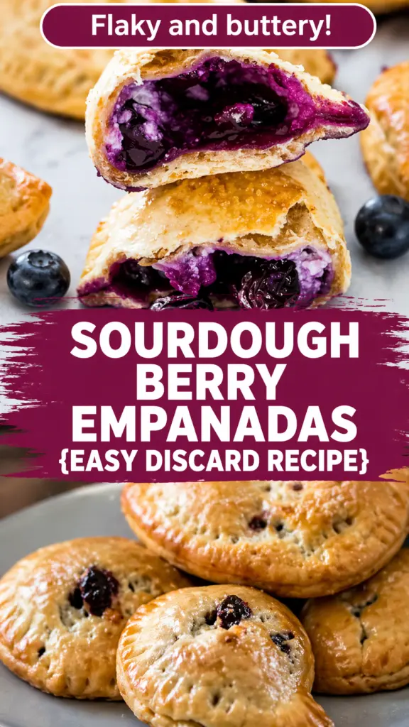 Sourdough Berry Empanadas