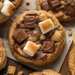 Sourdough S'mores Cookies 2 Sourdough S'mores Cookies recipe card
