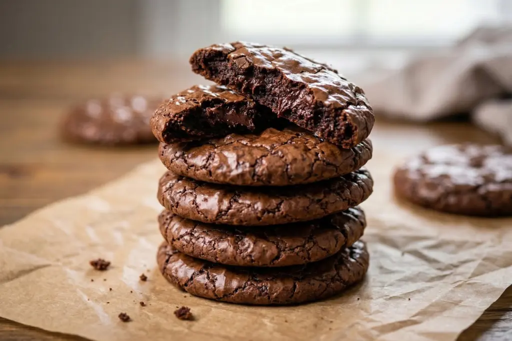  fudgy chocolate espresso sourdough cookies 