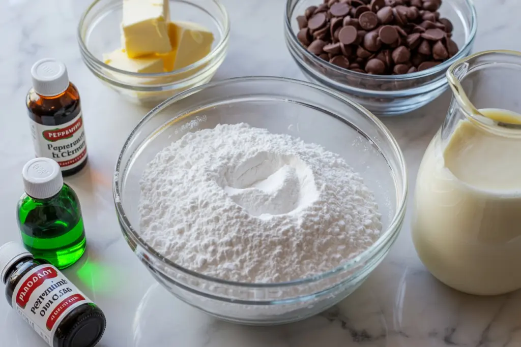 chocolate mint patties ingredients