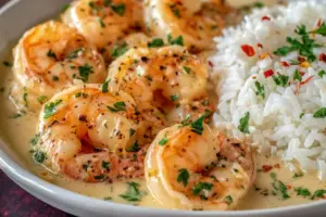 Creamy Garlic Shrimp Alfredo