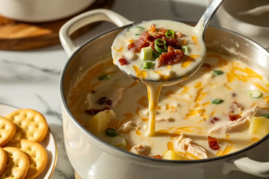 million dollar soup ready to be served 