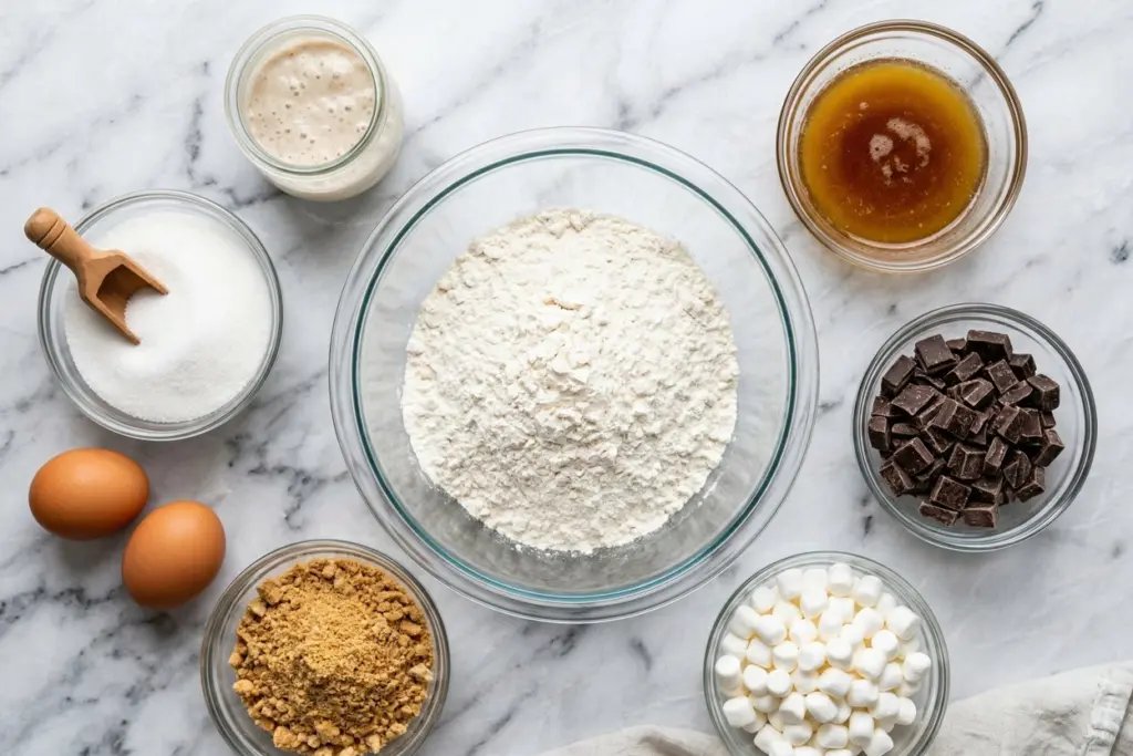 Sourdough S'mores Cookies 4 ingredients for sourdough s'mores cookies recipe