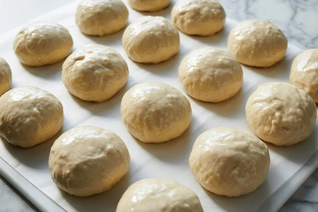 Sweet Filled Sourdough Buns Recipe 8 sourdough buns dough