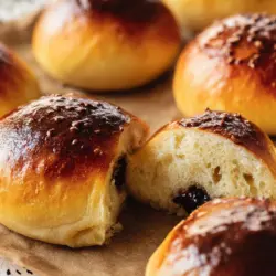 Sweet Filled Sourdough Buns Recipe 2 sourdough buns recipe card