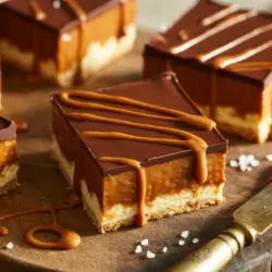 sourdough caramel bars recipe card