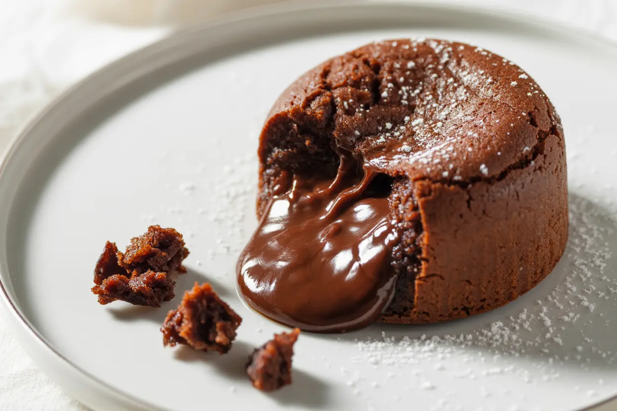 Molten Chocolate Sourdough Lava Cakes