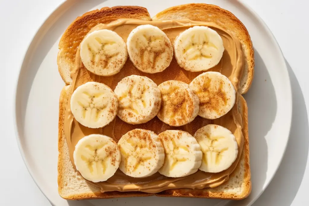 Banana Peanut Butter Toast