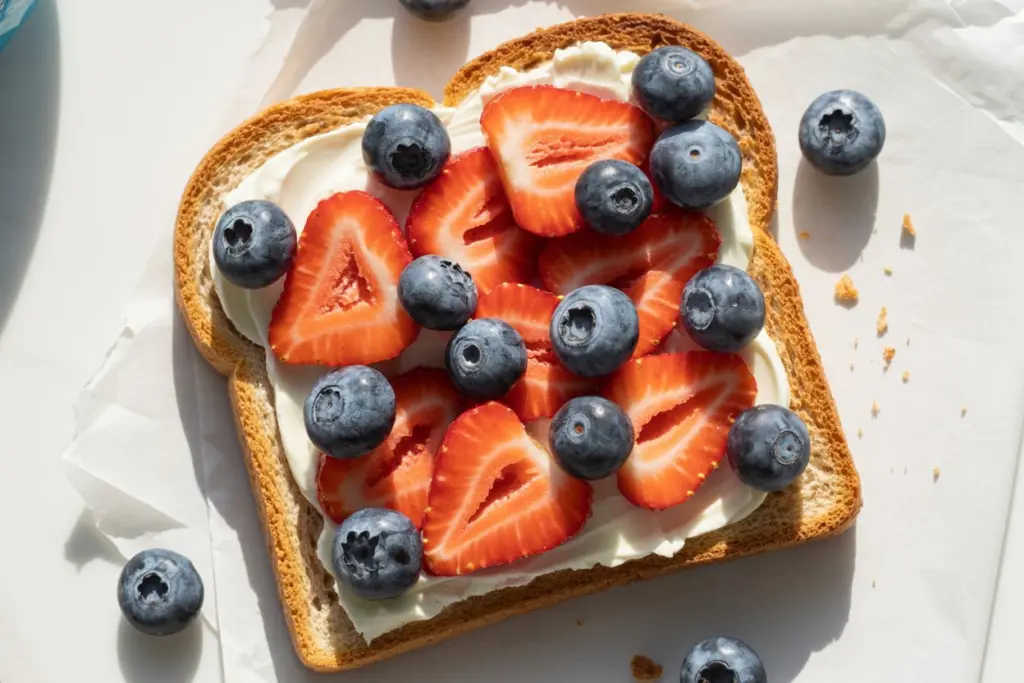 Berry Cream Cheese Toast