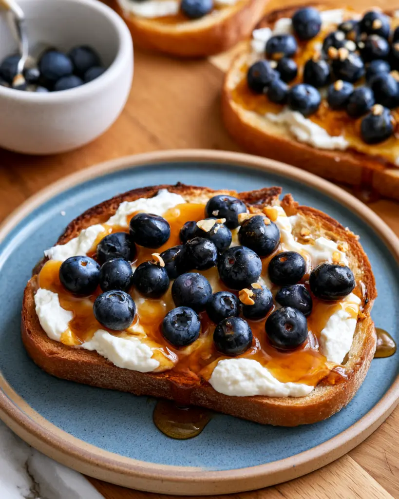 Blueberry Maple Toast