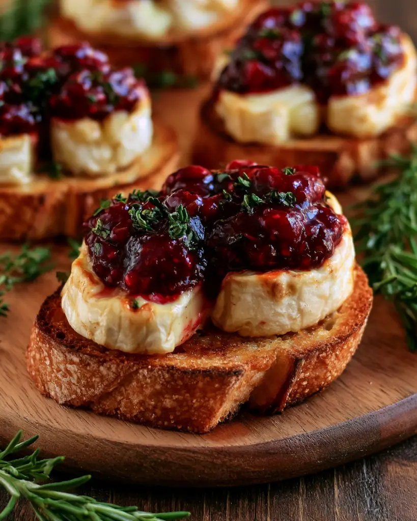 Brie Jam Toast
