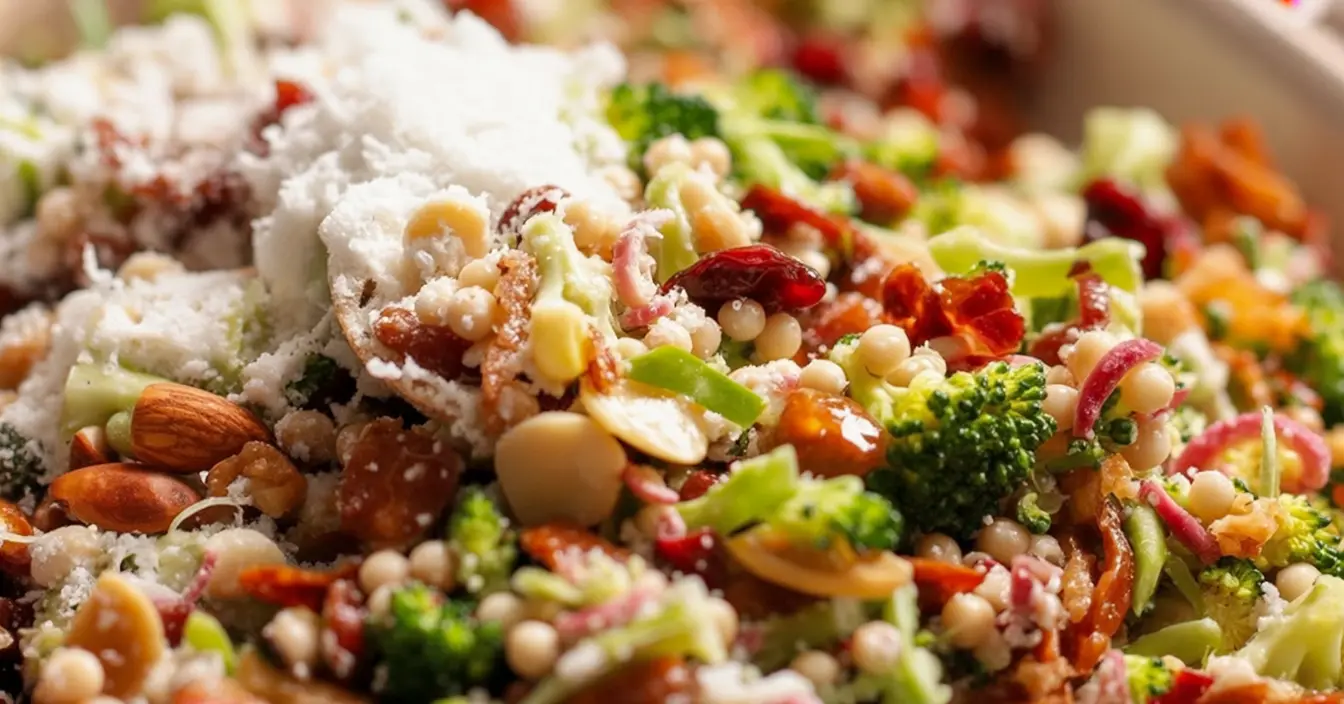 Chopped Broccoli Pearl Crunch Salad