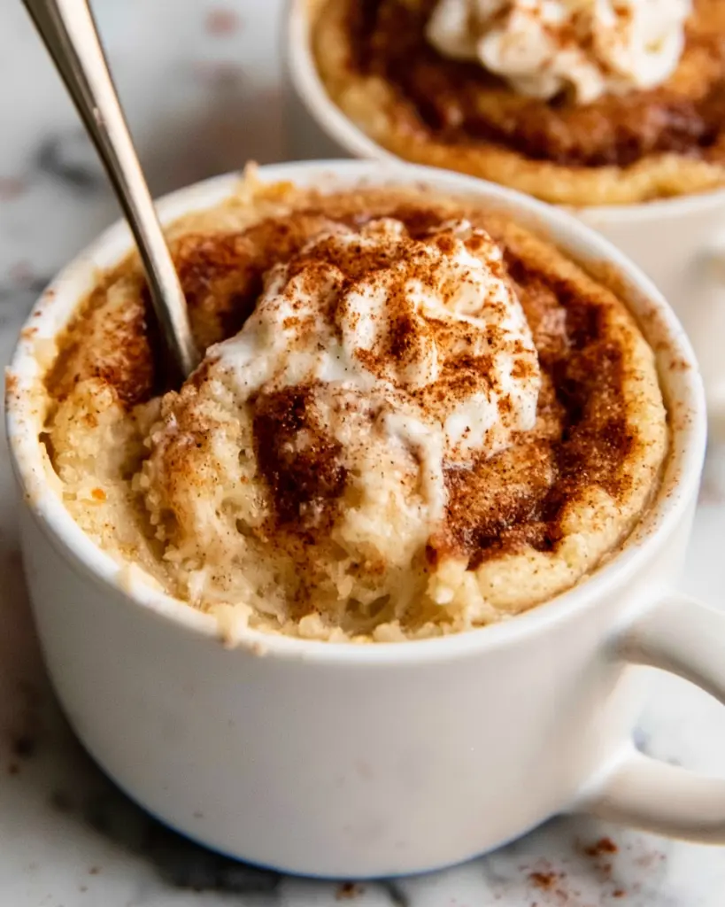 EASY Microwave Mug Cake Recipe 11 Cinnamon Roll Mug Cake