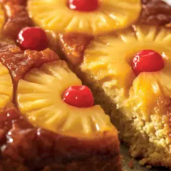 Easy Pineapple Upside Down Cake 2 Easy Pineapple Upside Down Cake recipe card