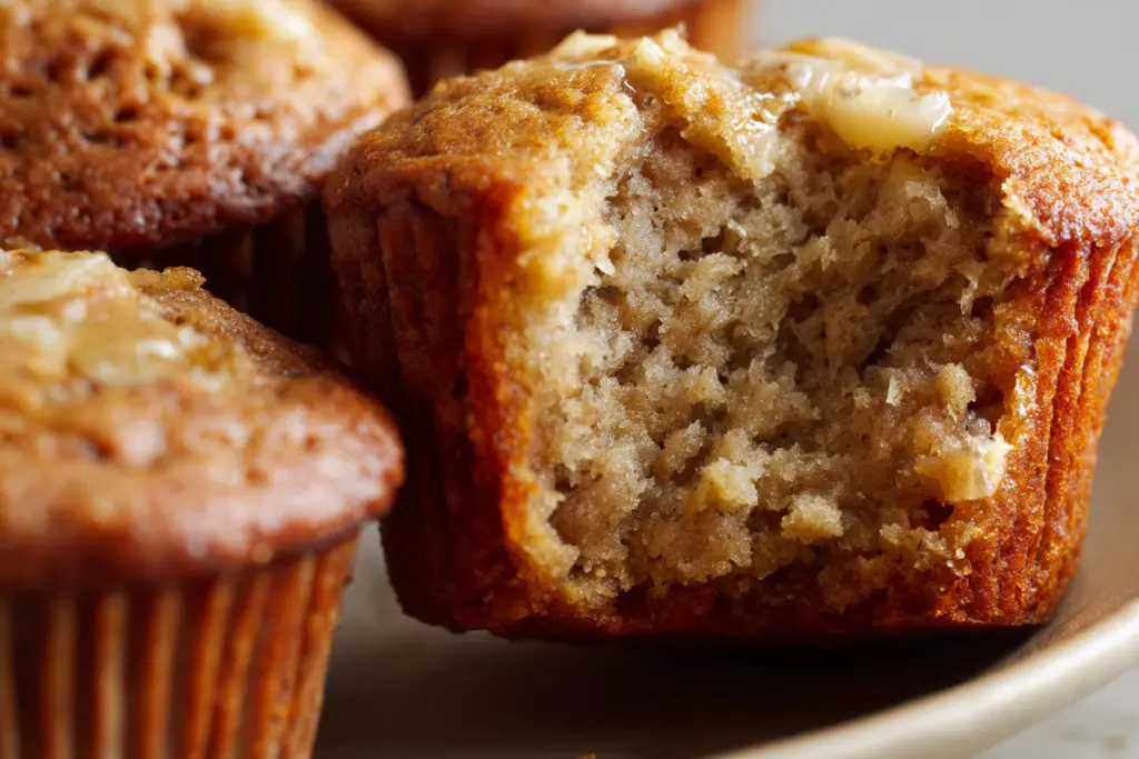 Gluten-Free Sourdough Applesauce Muffins