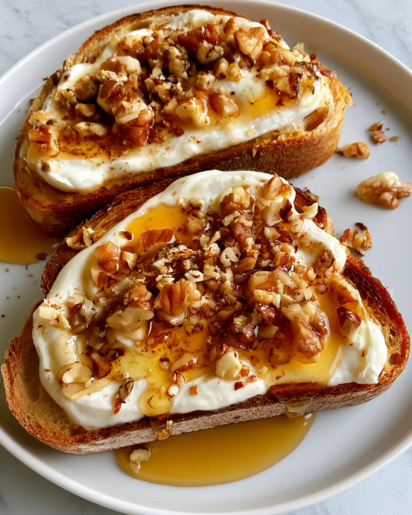 Greek Yogurt Nut Toast