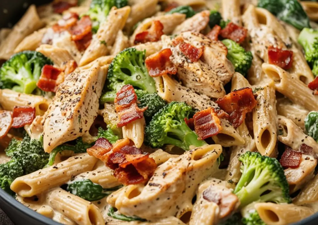 Creamy Chicken and Bacon Pasta Recipe 6 Healthy Chicken & Bacon Pasta