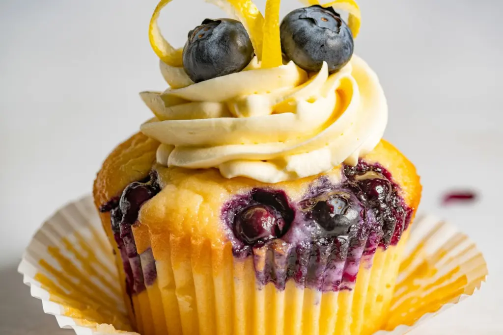 Lemon Blueberry Cupcakes 1024x683 for Lemon Cupcakes With Lemon Frosting