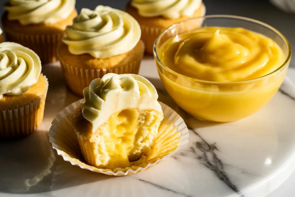 Lemon Filled Cupcakes