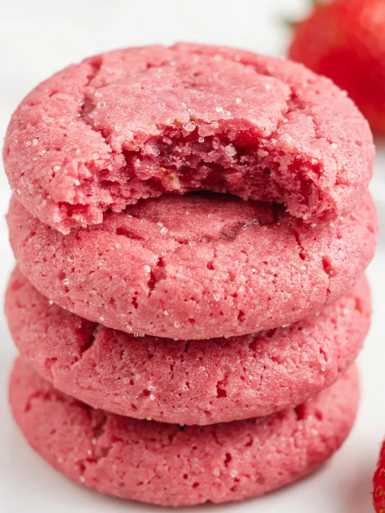 Lemon Strawberry Cookies