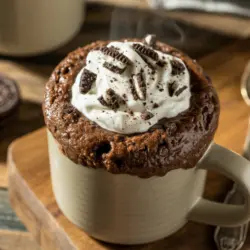 EASY Microwave Mug Cake Recipe 6 Oreo Microwave Mug Cake recipe card