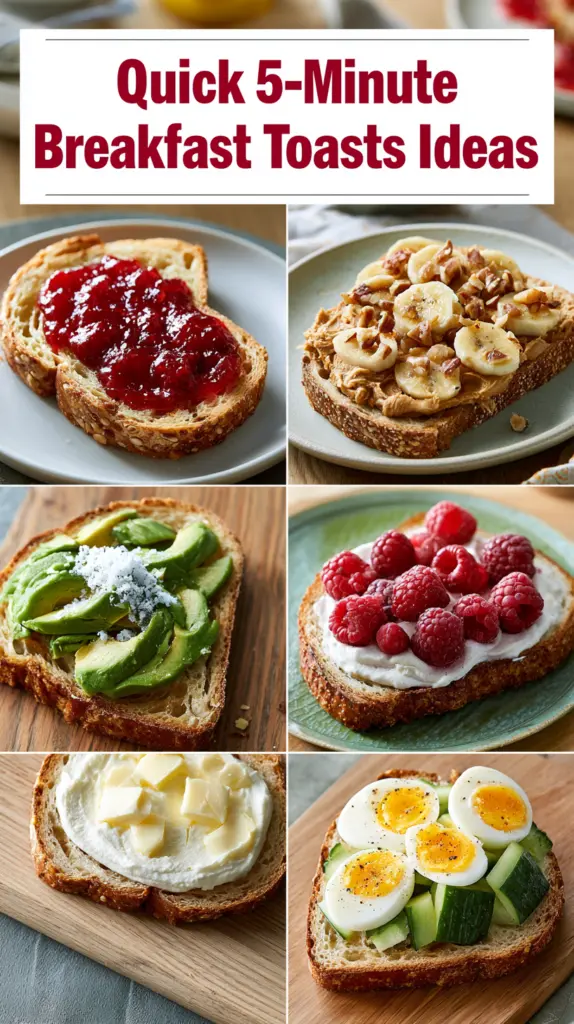 Breakfast Toast – Best 30+ Quick & Easy Ideas 28 Quick 5-Minute Breakfast Toasts Ideas